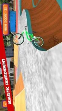 BMX Cycle Stunt : 2 Finger Touch Ride & Stunts游戲截圖1