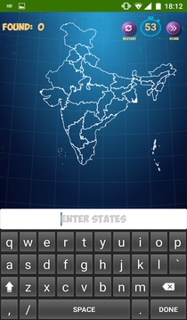 India Map Game游戲截圖2
