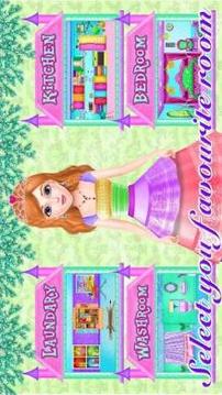 Doll House Decoration Girls Games游戲截圖5