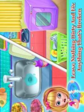 My House Clean - Girls Home Cleanup Game游戲截圖3