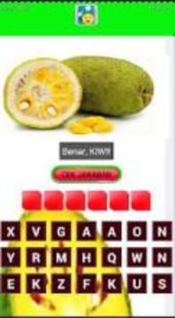 Kuis Tebak Nama Buah-Buahan游戲截圖3