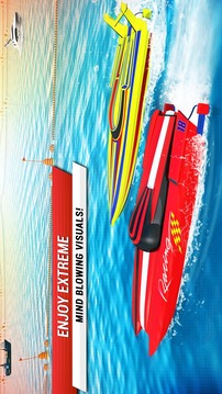 Speed Boat Extreme Turbo Race 3D游戲截圖1
