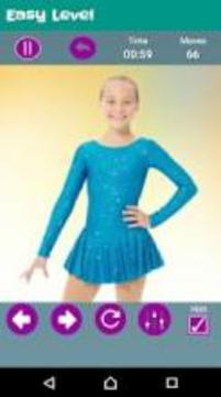 Ice Skating Ballerina HD Puzzle游戲截圖1
