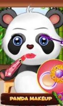 Cute Panda Cleanup Salon: Panda Wash & Makeup Spa游戲截圖4