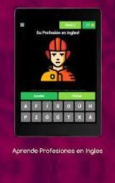 Aprender Ingles con Profesiones游戲截圖5