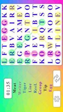 Word Search Puzzle English游戲截圖3