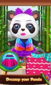 Cute Panda Cleanup Salon: Panda Wash & Makeup Spa游戲截圖3