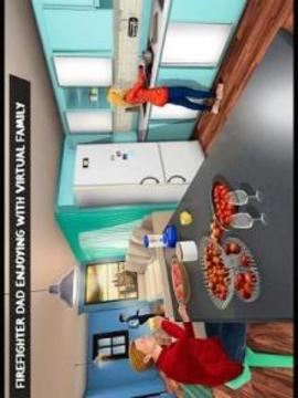 My Dad Firefighter - Happy Family Games游戲截圖1