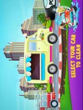 Smart Car Kids Wash Garage Service Station Auto游戲截圖1