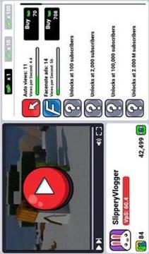 Youtube play vlogger you tube blogger clicker游戲截圖1