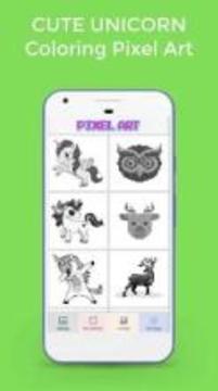 Color By Number - Draw Unicorn Sandbox Pixel Art游戲截圖4