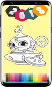 Shimmer shine coloring page by fans游戲截圖2