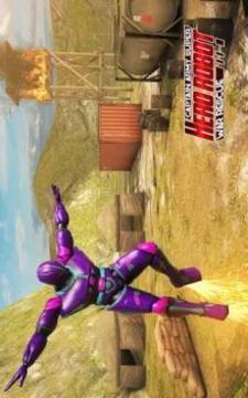 Captain Army Super hero Robot War Rescue游戲截圖1