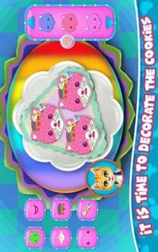 Sweet Rainbow Kitty Cookies游戲截圖1