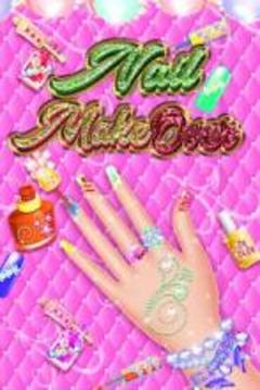Nail Paint Salon Makeover : Girls Fashion Game游戲截圖2