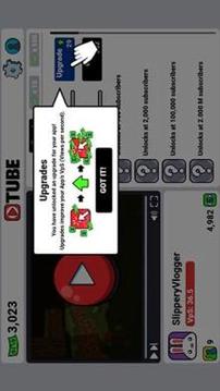 Youtube play vlogger you tube blogger clicker游戲截圖5