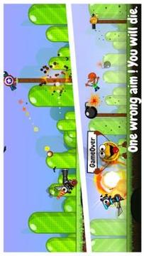 Ninja Frog Hero: Love Cannon Balls游戲截圖5