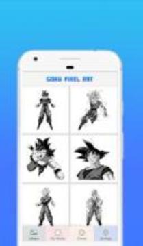 Goku Ultra Color By Number - Pixel Art游戲截圖4