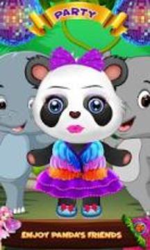 Cute Panda Cleanup Salon: Panda Wash & Makeup Spa游戲截圖2