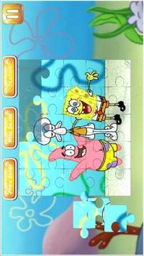 Jigsaw Puzzle Sponge Kids游戲截圖2