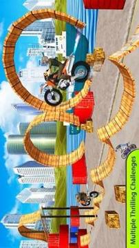 Tricky Bike Stunt Master Crazy Stuntman Bike Rider游戲截圖5