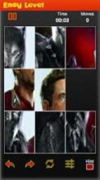 Teka-Teki Gambar - BlackPanther And Friends Puzzle游戲截圖3