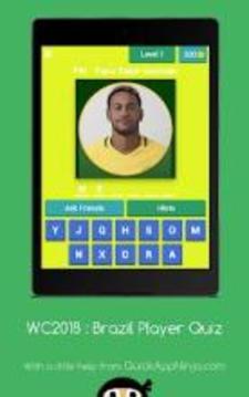 World Cup 2018 : Brazil Player Quiz游戲截圖2