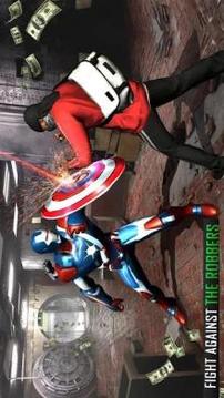 Super Captain Flying Robot City Rescue Mission游戲截圖2