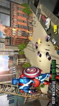 Super Captain Flying Robot City Rescue Mission游戲截圖4