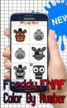 FnAF Color by number - Pixel art sandbox coloring游戲截圖3