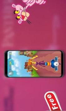 Panther Surfer Pink princess : Bus & Subway RUN游戲截圖2
