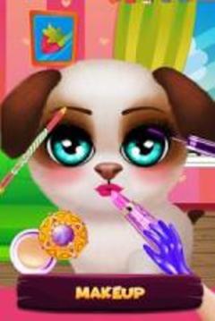 Puppy Dog Makeup Salon: Pet Makeover Salon & Spa游戲截圖5