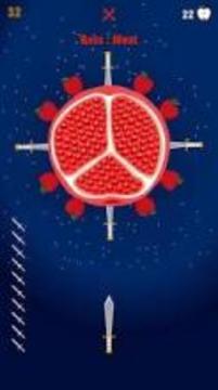 knife Hit Apples - Fruits Challenge Free游戲截圖2