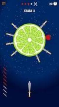 knife Hit Apples - Fruits Challenge Free游戲截圖5