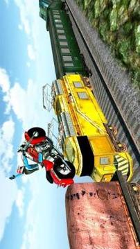 Real Bike Train Stunt Trail 2018游戲截圖1
