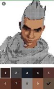 Fortnite Color by Number - sandbox Pixel art游戲截圖1