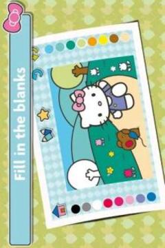 Hello Kitty Coloring Book - Cute Drawing Game游戏截图4