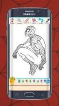 The Amazing Spider Hero - Coloring Book游戲截圖3