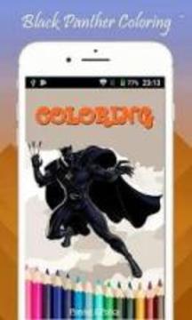 Black Panther Coloring游戲截圖2