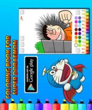 Coloring Game Doraemon游戲截圖2