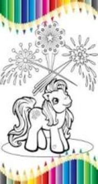 MyLittle Unicorn Coloring Game For Kids游戲截圖5