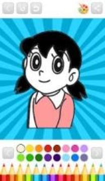 Superhero Nobita Coloring Book游戲截圖3