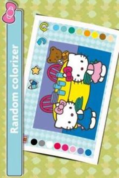 Hello Kitty Coloring Book - Cute Drawing Game游戏截图1