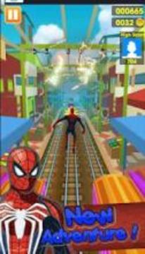 Subway Spider Runner 2018游戲截圖2