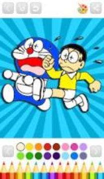 Superhero Nobita Coloring Book游戲截圖2