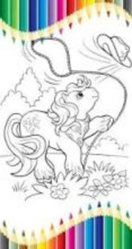 MyLittle Unicorn Coloring Game For Kids游戲截圖3