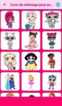 Princesses and Dolls color by number-Lol Pixel Art游戲截圖4