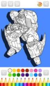 Robot Transform Coloring Book游戲截圖1