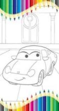 Super Car Coloring Book McQueen游戲截圖4