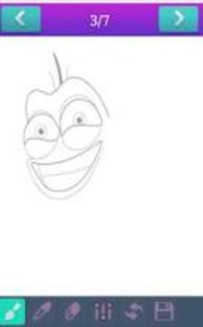 Drawing Red Larva:Coloring游戲截圖4